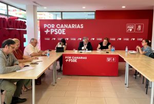 Reunión con la dirección de CCOO Canarias